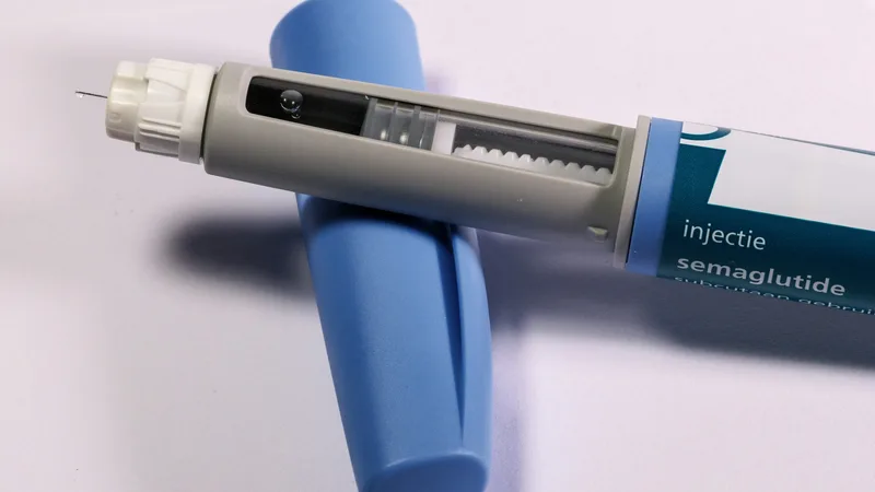 Illustrative: semaglutide injection pen with its cap