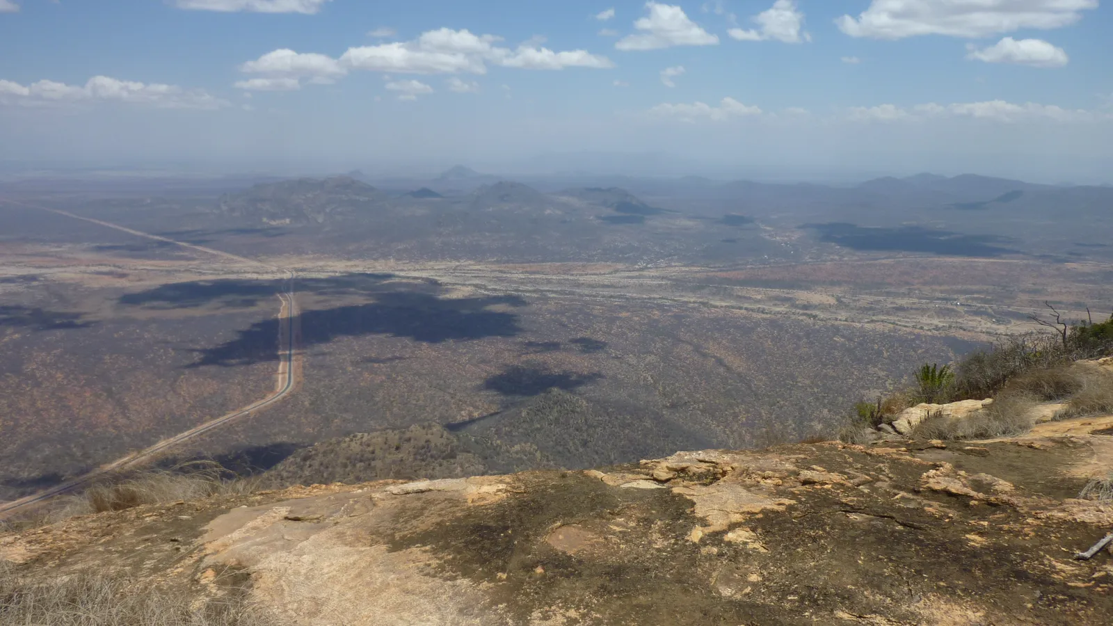 The Marsabit–Moyale road crossing dry plains in northern Kenya